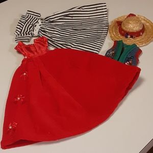 4 piece Barbie out fits.  12 inch tall.